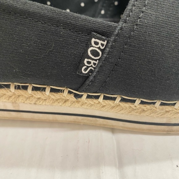 Bobs Black Espadrille Style Shoe - Picture 12 of 13